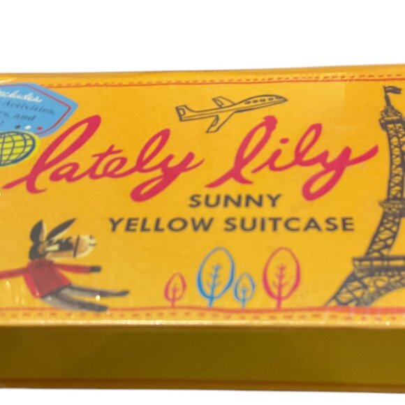 LATELY LILY Games Sunny Yellow Suitcase Activities Stickers and Fun NEW - Picture 7 of 9